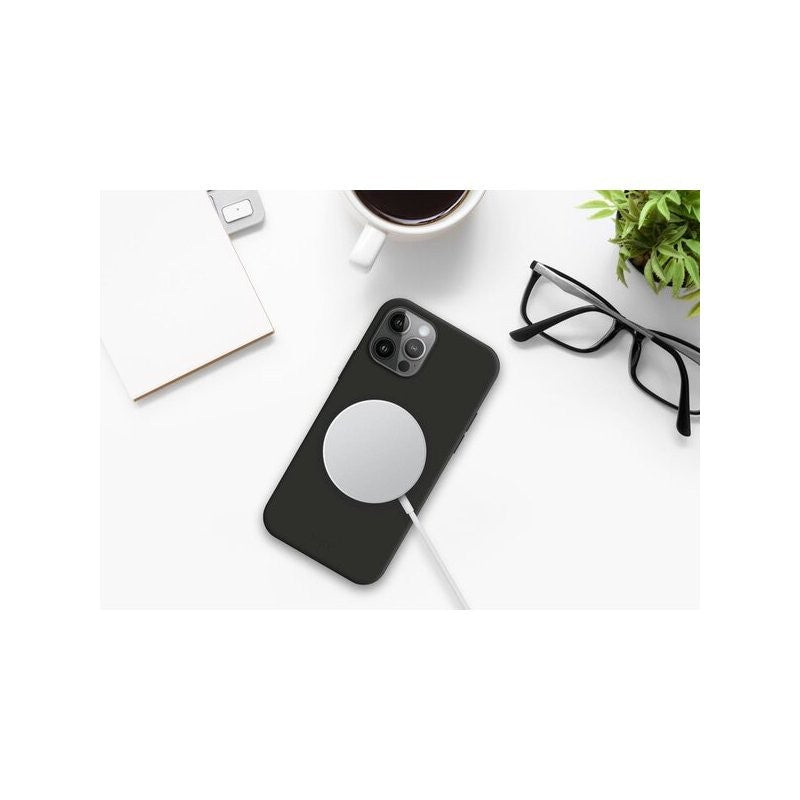 Husă iPhone 13, magnetică MagSafe, din silicon moale, verde