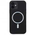 Husă iPhone 13, magnetică MagSafe, silicon, negru