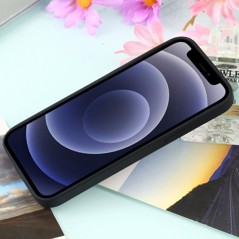 Husă iPhone 13, magnetică MagSafe, silicon, negru