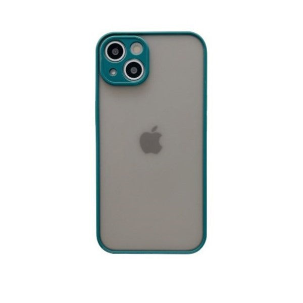Husă iPhone 13 Mini, mată semi-transparentă, verde