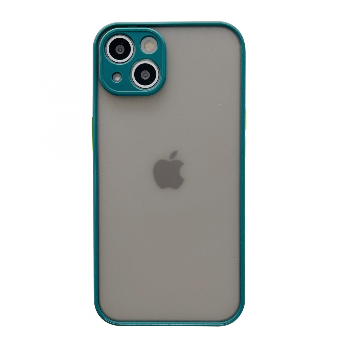 Husă iPhone 13 Mini, mată semi-transparentă, verde
