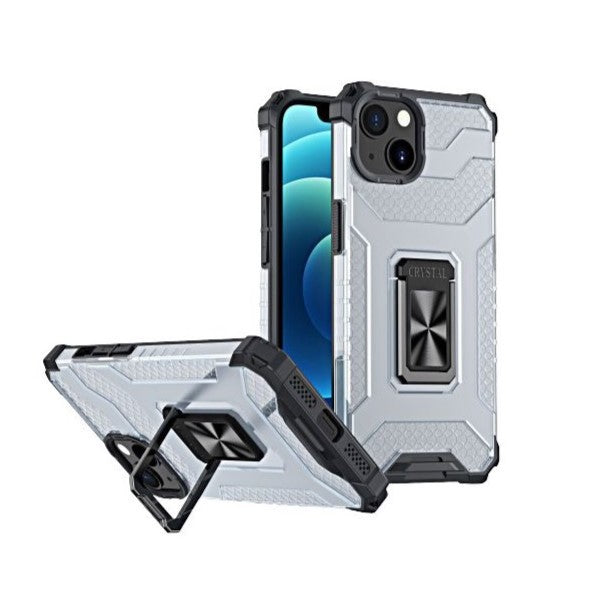Husă iPhone 13 Mini, tip armură cu suport, negru