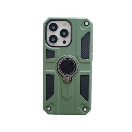 Husă iPhone 13 Mini, ultra-rezistentă cu suport, verde