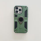 Husă iPhone 13 Mini, ultra-rezistentă cu suport, verde