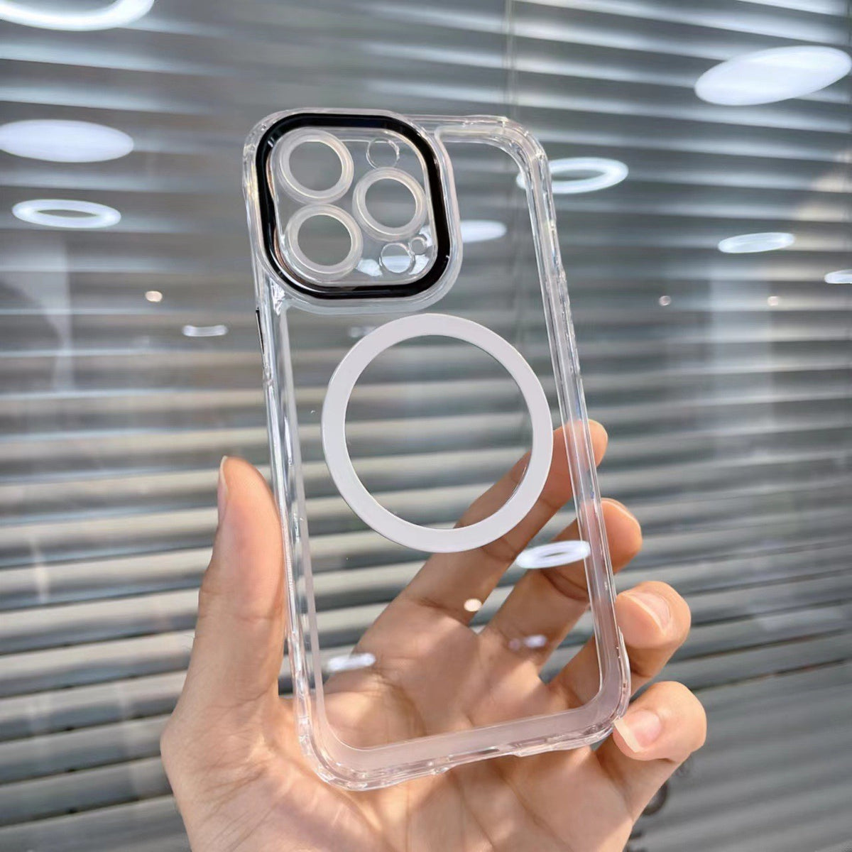 Husă iPhone 13 Pro, magnetică MagSafe, negru