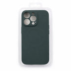 Husă iPhone 13 Pro, magnetică MagSafe, silicon, cu decupaj pe fiecare cameră, verde mat