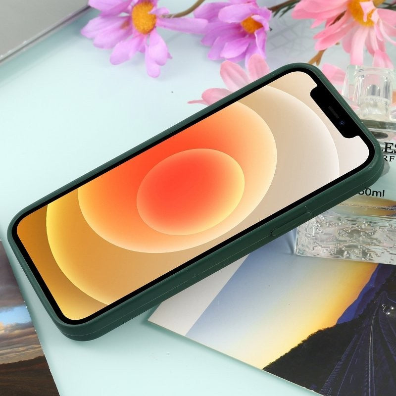 Husă iPhone 13 Pro, magnetică MagSafe, silicon, verde