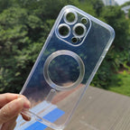 Husă iPhone 13 Pro, magnetică MagSafe, transparentă, transparent