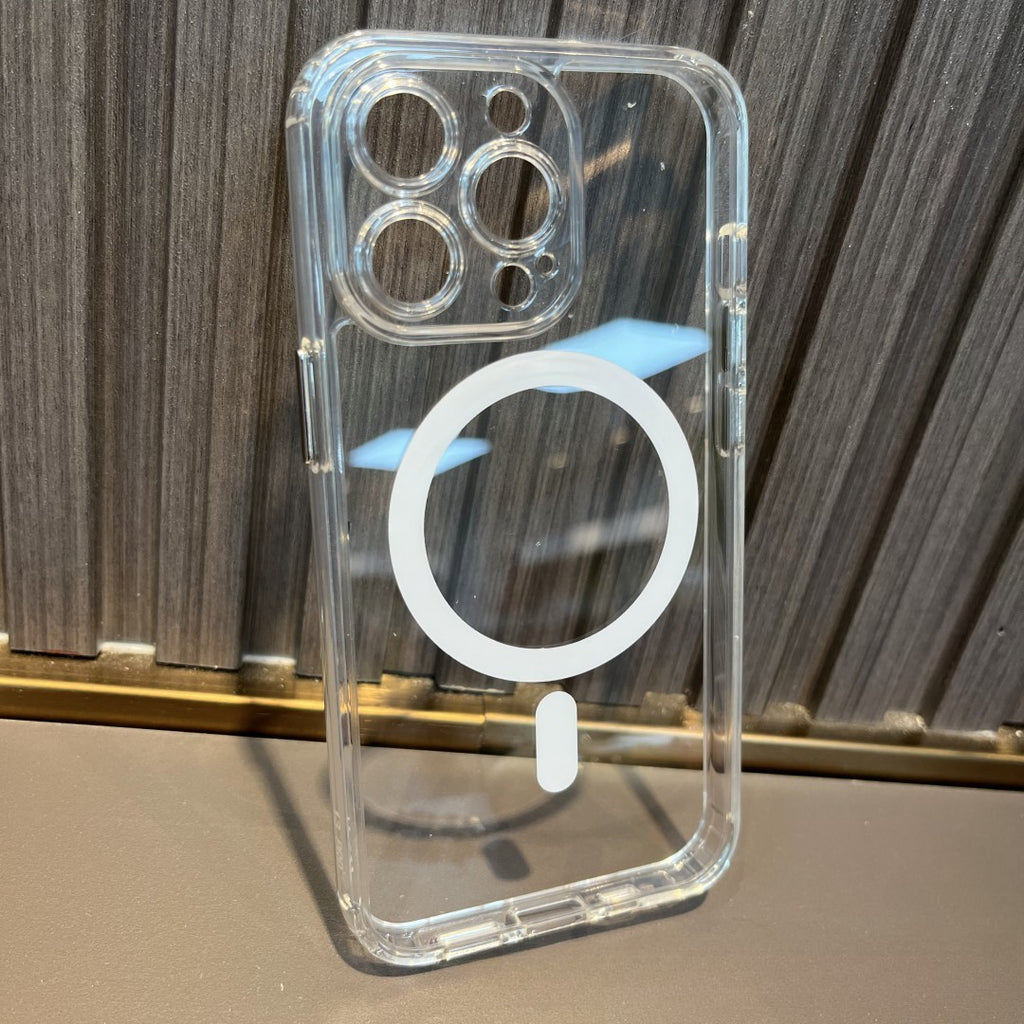 Husă iPhone 13 Pro, magnetică MagSafe, transparentă, transparent