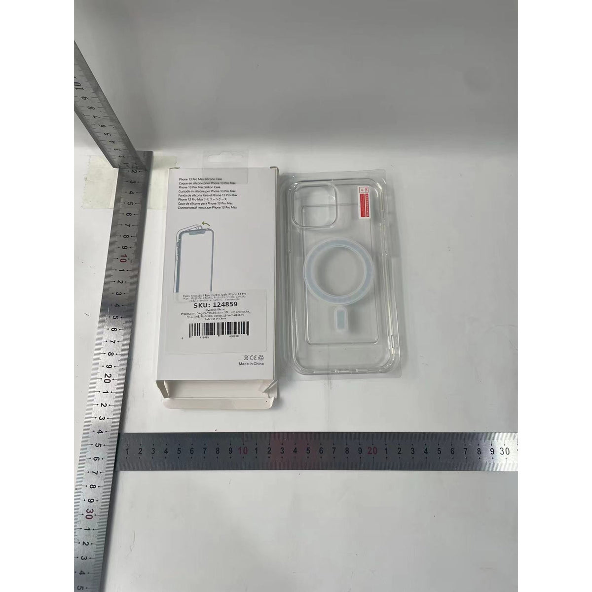 Husă iPhone 13 Pro Max, magnetică MagSafe, cu folie pentru cameră inclusă, fumuriu