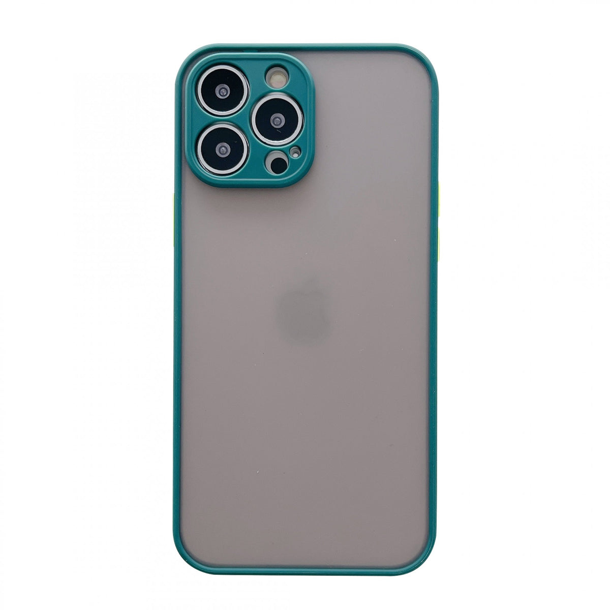 Husă iPhone 13 Pro Max, mată semi-transparentă, verde
