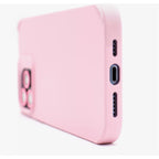 Husă iPhone 13 Pro, silicon, cu protecție fosforescentă pentru camere, roz