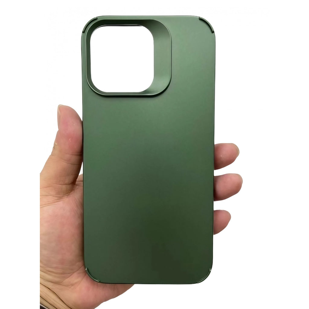 Husă iPhone 13 Pro, silicon, cu protecție fosforescentă pentru camere, verde