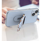 Husă iPhone 14, antișoc, cu suport în formă de astronaut, albastru