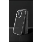 Husă iPhone 14, cu inel-suport, cu suport metalic la cameră, negru