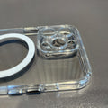 Husă iPhone 14, magnetică MagSafe, transparentă, transparent