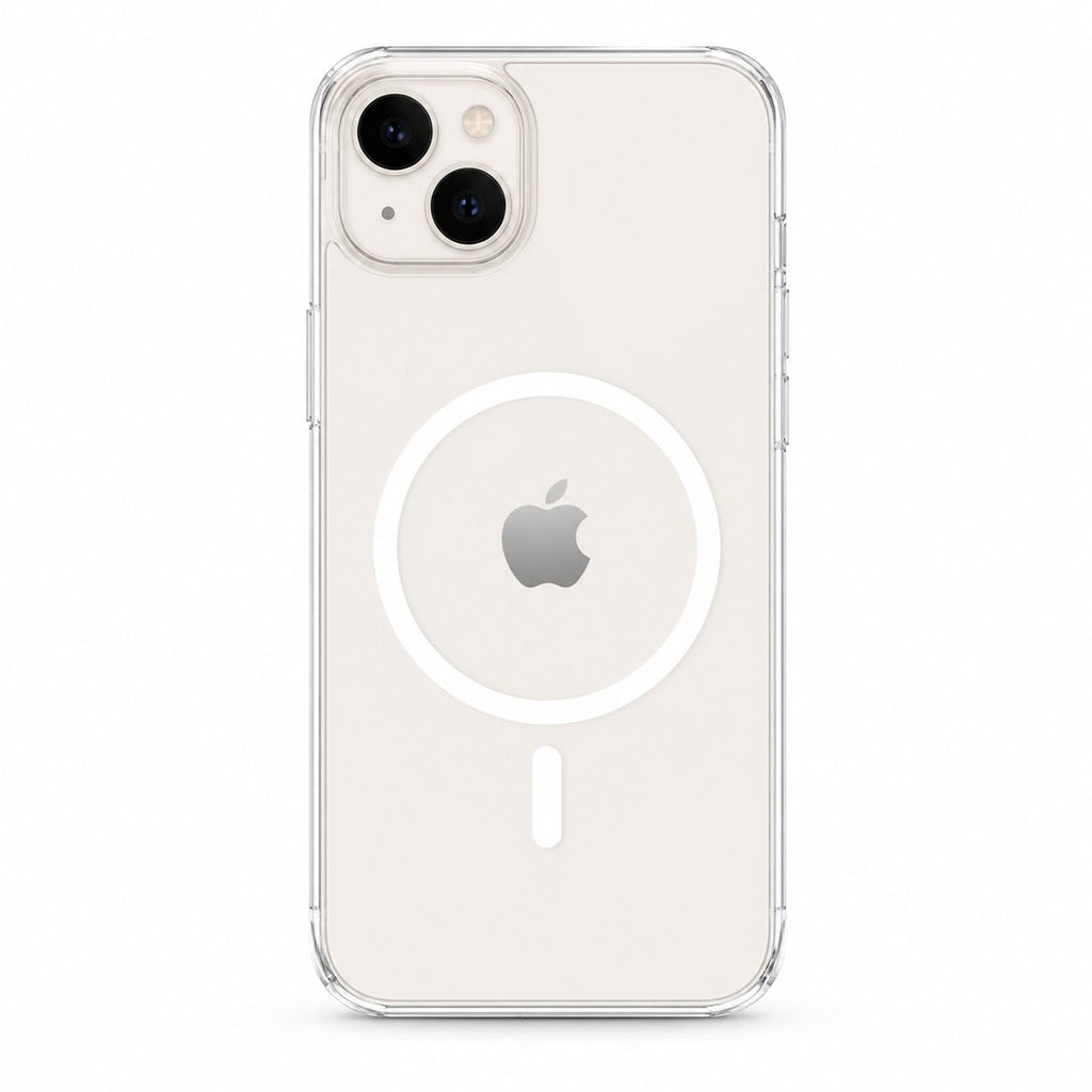 Husă iPhone 14 Plus, magnetică MagSafe, cu folie pentru cameră inclusă, fumuriu