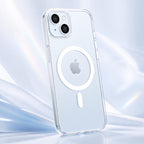 Husă iPhone 14 Plus, magnetică MagSafe, cu folie pentru cameră inclusă, fumuriu