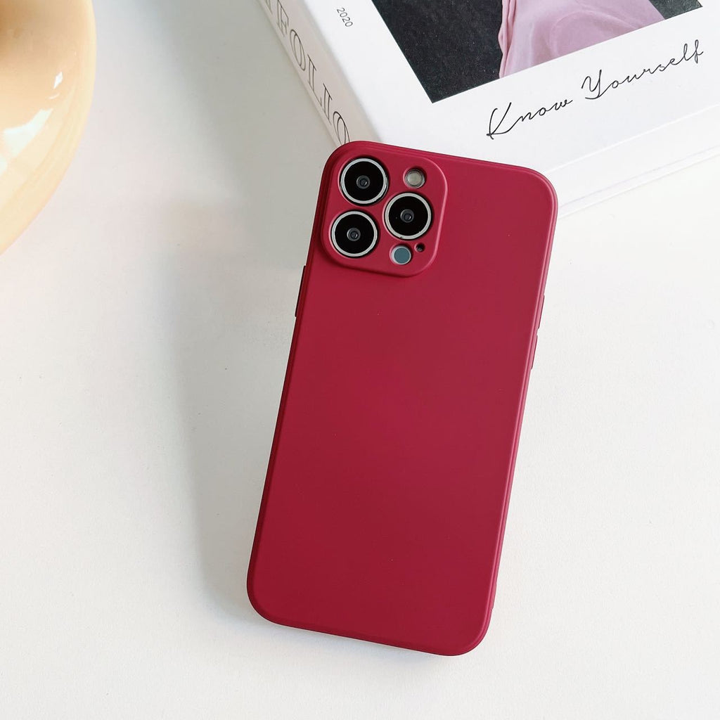 Husă iPhone 14 Plus, silicon, vișiniu