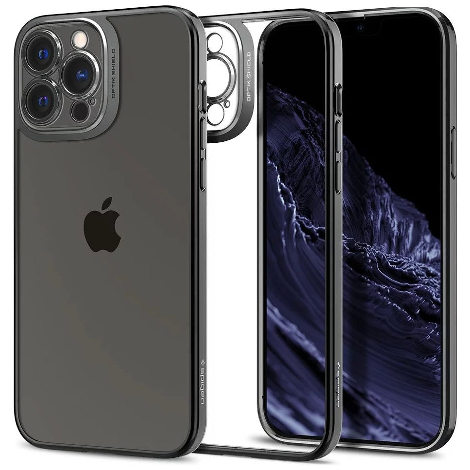 Husă iPhone 14 Pro, cu inel-suport, transparent