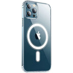 Husă iPhone 14 Pro, magnetică MagSafe, transparentă, transparent