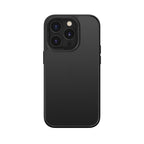 Husă iPhone 14 Pro Max, cu inel-suport, cu suport metalic la cameră, negru