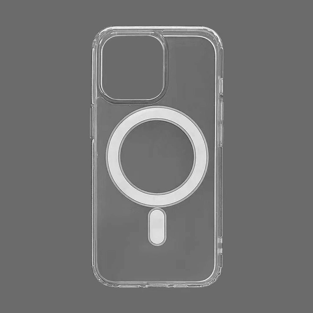 Husă iPhone 14 Pro Max, magnetică MagSafe, transparentă, transparent