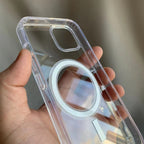 Husă iPhone 14 Pro Max, magnetică MagSafe, transparentă, transparent