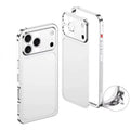 Husă iPhone 14 Pro Max, metalică unibody, mată, argintiu
