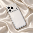 Husă iPhone 14 Pro Max, metalică unibody, mată, argintiu