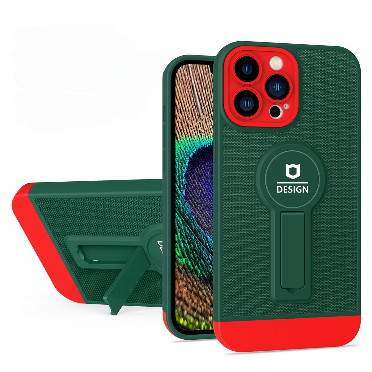 Husă iPhone 14 Pro Max, tip armură, verde