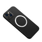 Husă iPhone 14 Pro, model carbon, negru