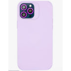 Husă iPhone 14 Pro, silicon, cu protecție fosforescentă pentru camere, mov