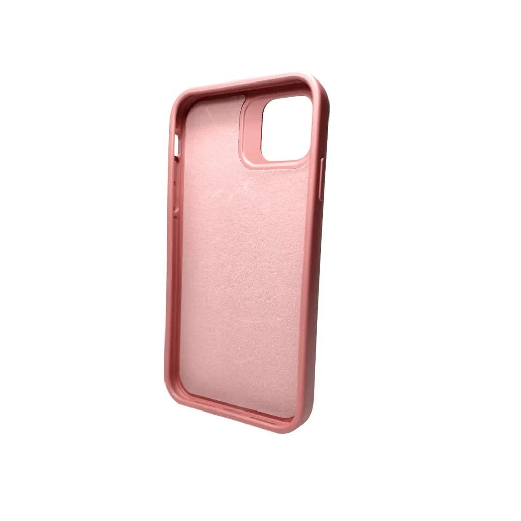 Husă iPhone 14 Pro, silicon, cu protecție fosforescentă pentru camere, roz
