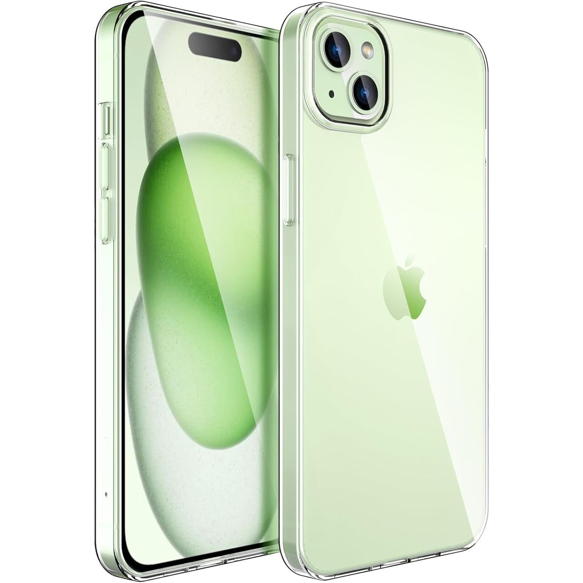Husă iPhone 15 Plus, antișoc, transparentă, cu colțuri întărite, transparent