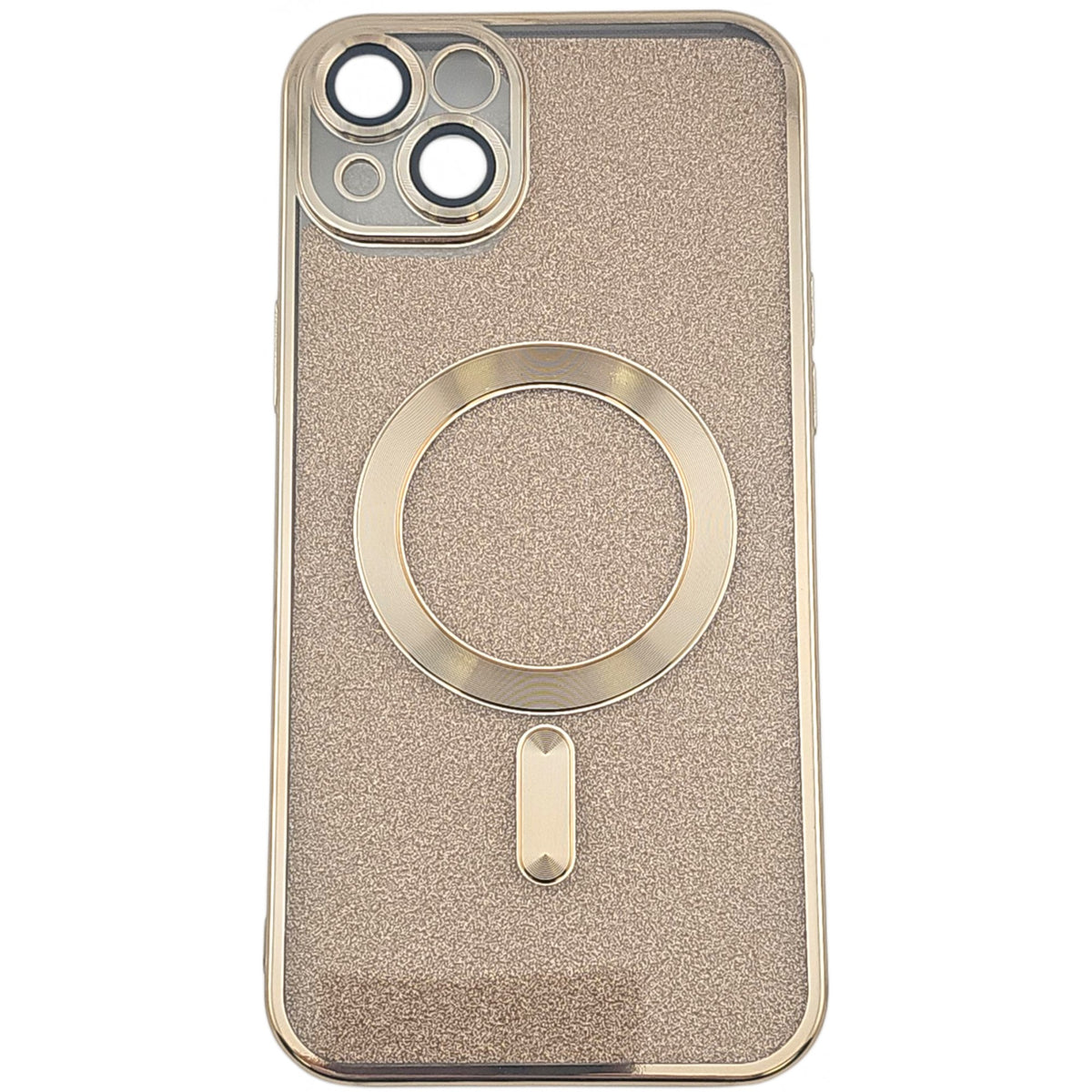 Husă iPhone 15 Plus, magnetică MagSafe, auriu
