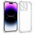 Husă iPhone 15 Pro, antișoc, transparentă, cu colțuri întărite, transparent