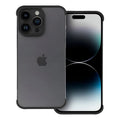 Husă iPhone 15 Pro, fără spate, doar colțuri și cameră, din TPU, negru