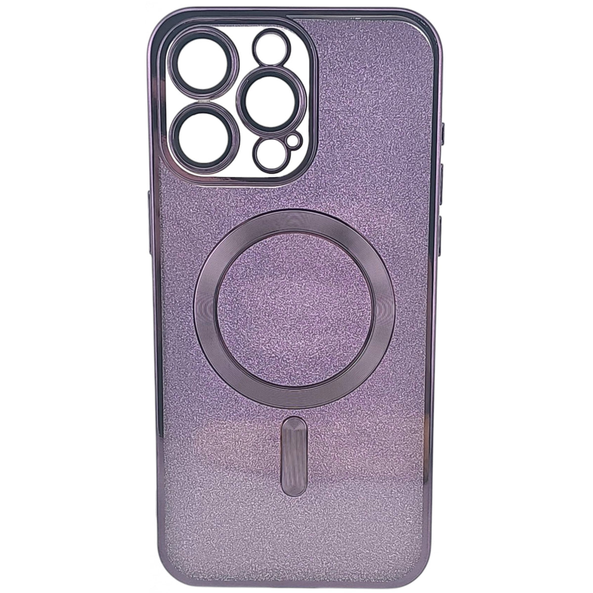 Husă iPhone 15 Pro, magnetică MagSafe, mov