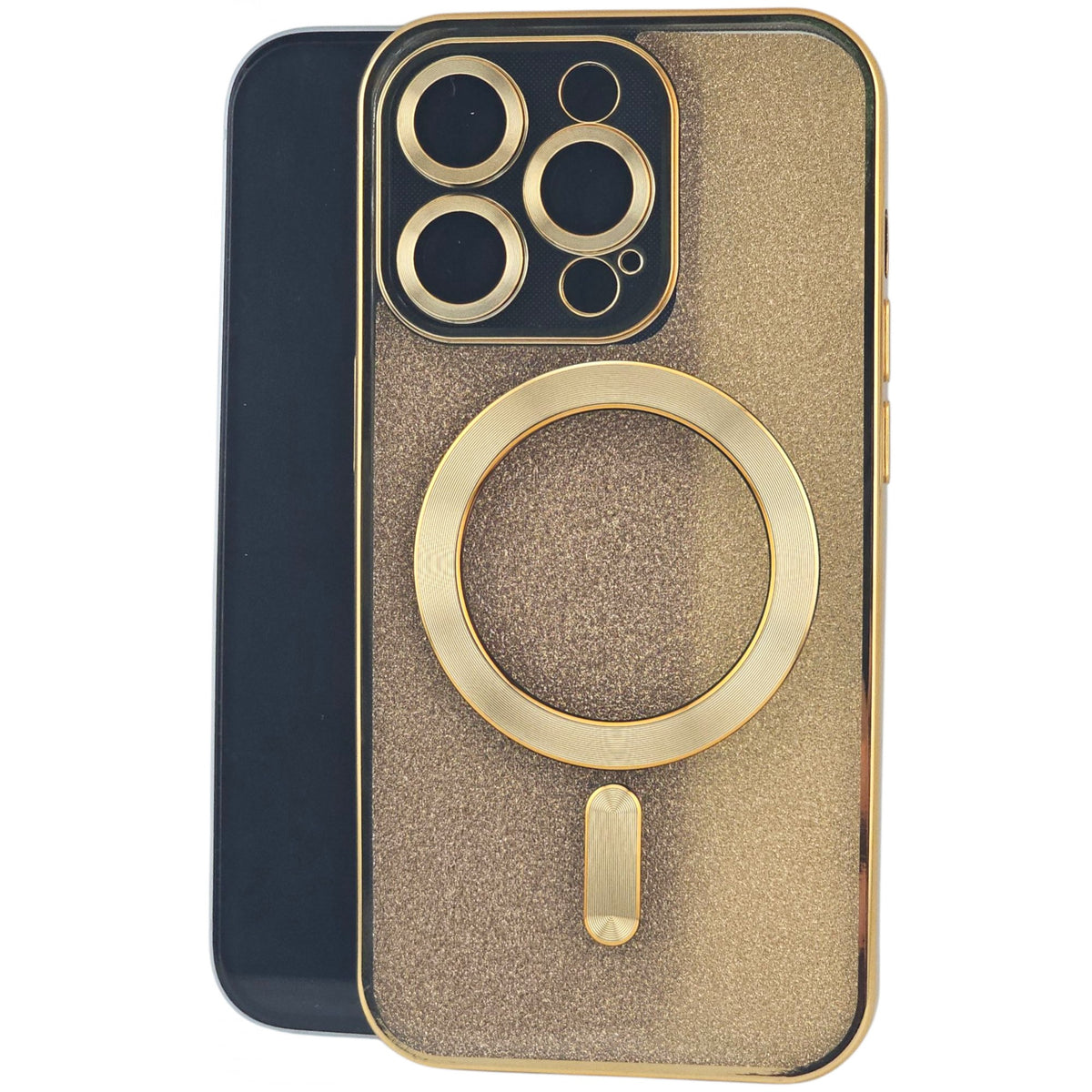 Husă iPhone 15 Pro Max, magnetică MagSafe, auriu