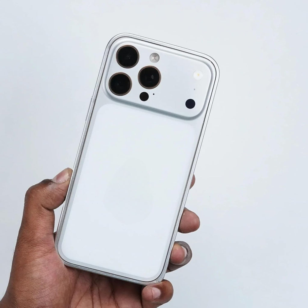 Husă iPhone 15 Pro, metalică unibody, mată, argintiu