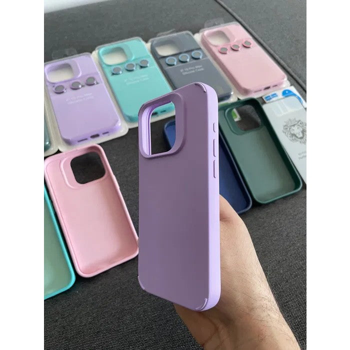Husă iPhone 15 Pro, silicon, mov