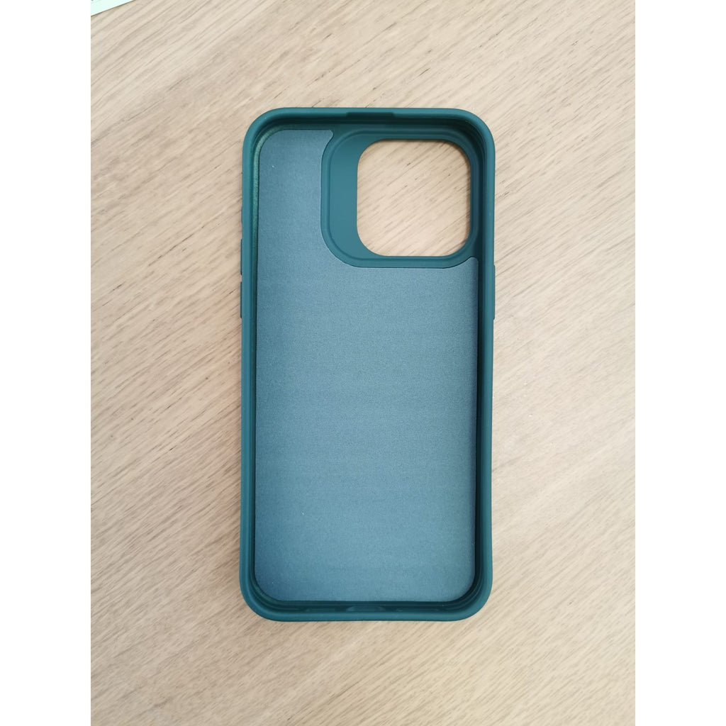 Husă iPhone 15 Pro, silicon, verde