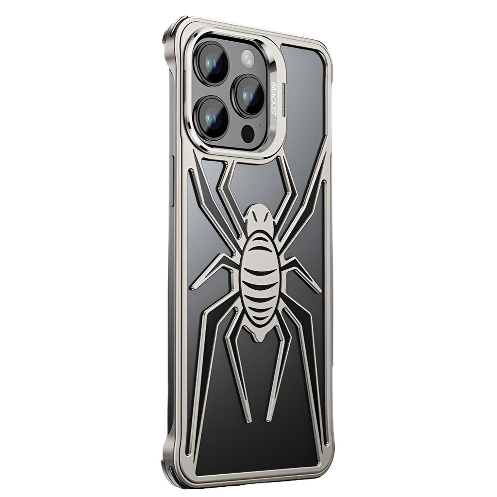 Husă iPhone 15 Pro, tip armură cu suport, negru/gri