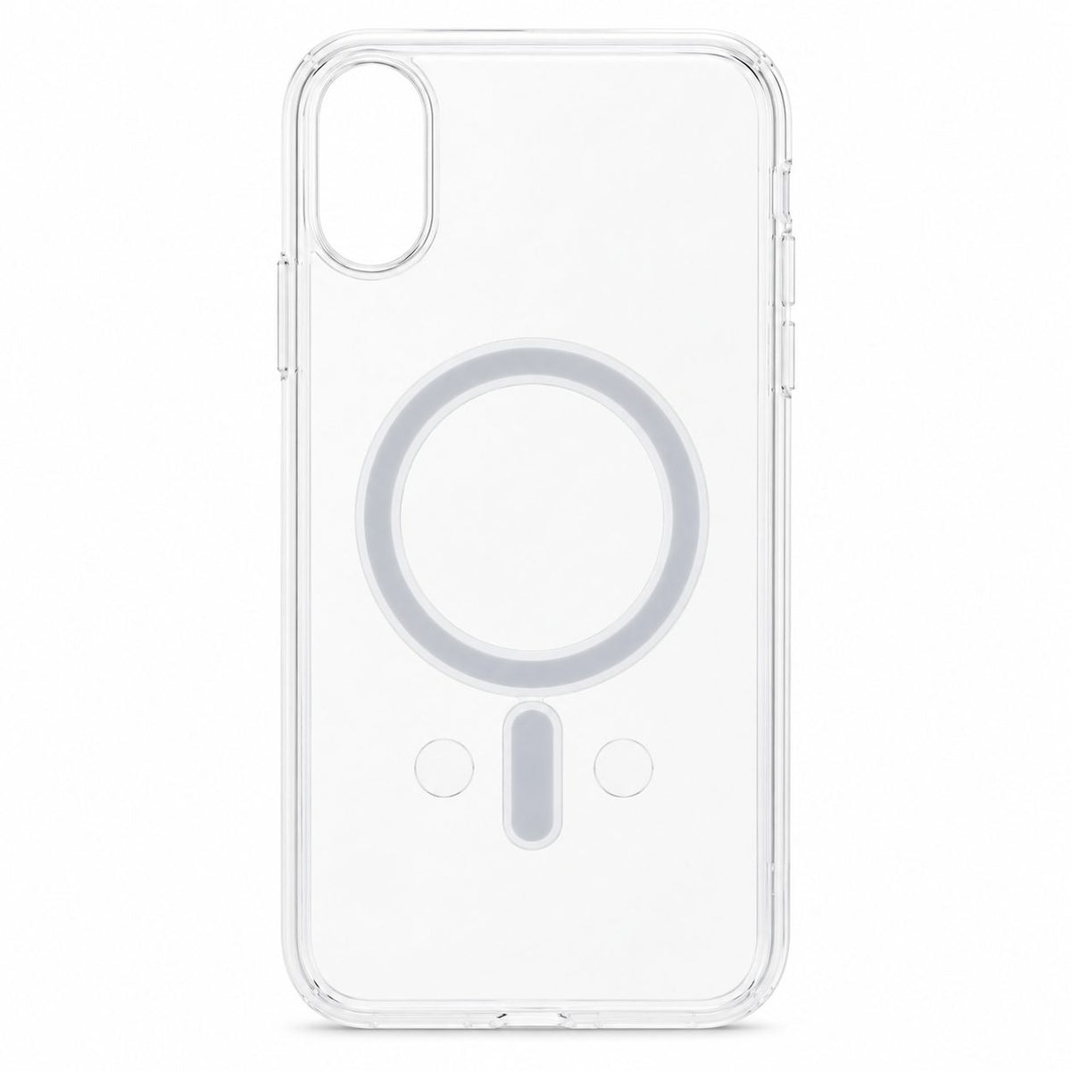 Husă iPhone 16 Plus, magnetică MagSafe, transparentă, din silicon, transparent