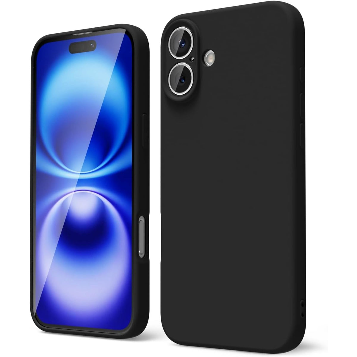 Husă iPhone 16 Plus, mată, negru