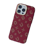Husă iPhone 16 Pro, magnetică MagSafe, fibră de carbon, maro
