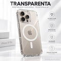 Husă iPhone 16 Pro, magnetică MagSafe, transparentă, transparent