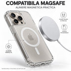 Husă iPhone 16 Pro, magnetică MagSafe, transparentă, transparent