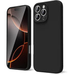 Husă iPhone 16 Pro, mată, negru